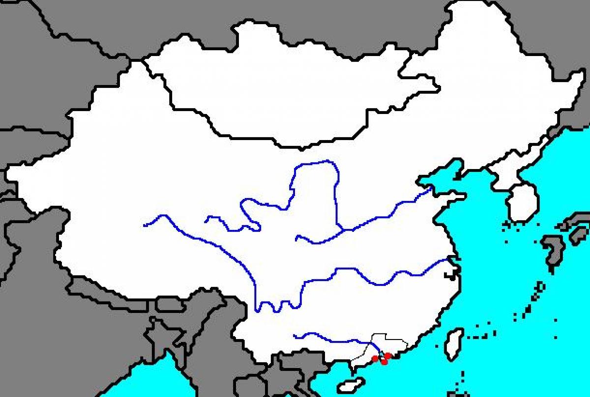 порожня карта Стародавнього Китаю