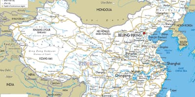Китай дорогах карті