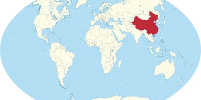 Китай на карті світу