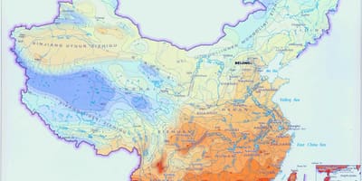 Погода карті Китаю