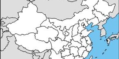 Порожня карта Китаю