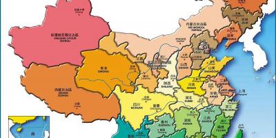 Карта провінцій Китаю
