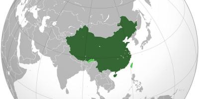 Китай карта світу