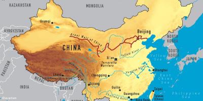 Карта Китаю