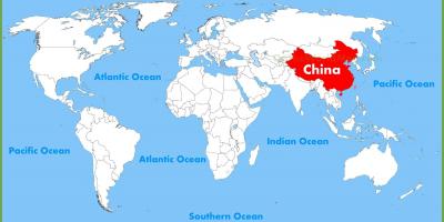 Карта світу з Китаю